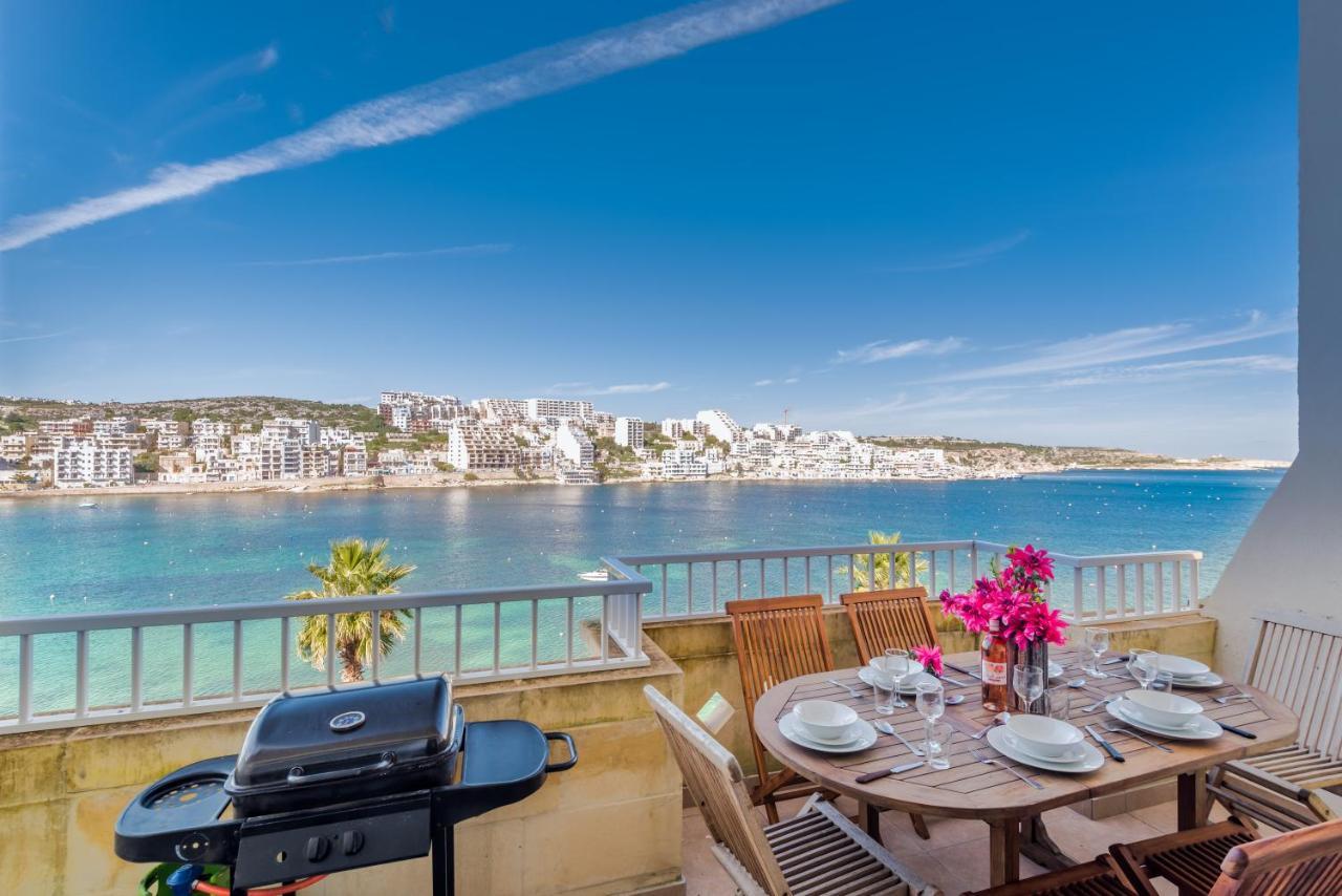 Blue Harbour Seafront 3 Bedroom Apartment, With Spectacular Sea Views From Terrace - By Getawaysmalta St. Paul's Bay Luaran gambar